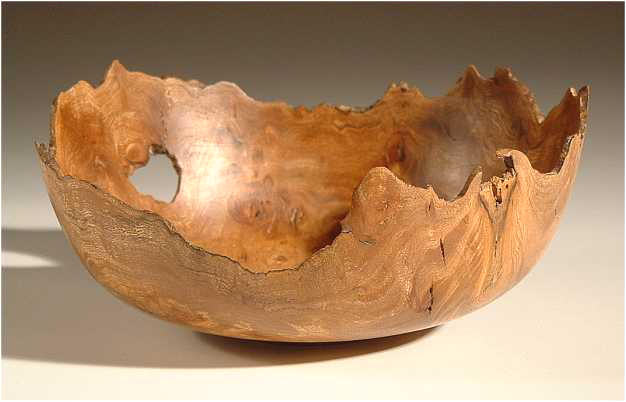 Burr elm bowl