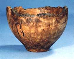 Burr elm bowl